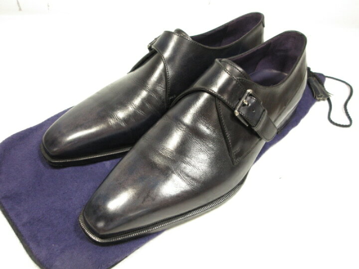楽天市場】美品 【ベルルッティ Berluti】 デムジュール プレーントゥ 