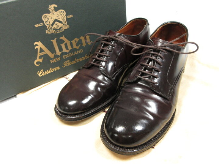 楽天市場】美品 【ALDEN オールデン】 5366 ミリタリーラスト コード 