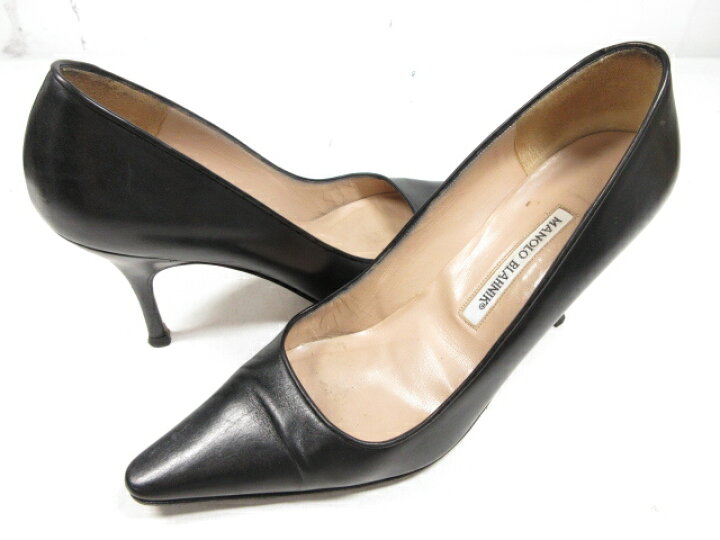 楽天市場】美品 【マノロブラニク MANOLO BLAHNIK】 シンプル ポイン 