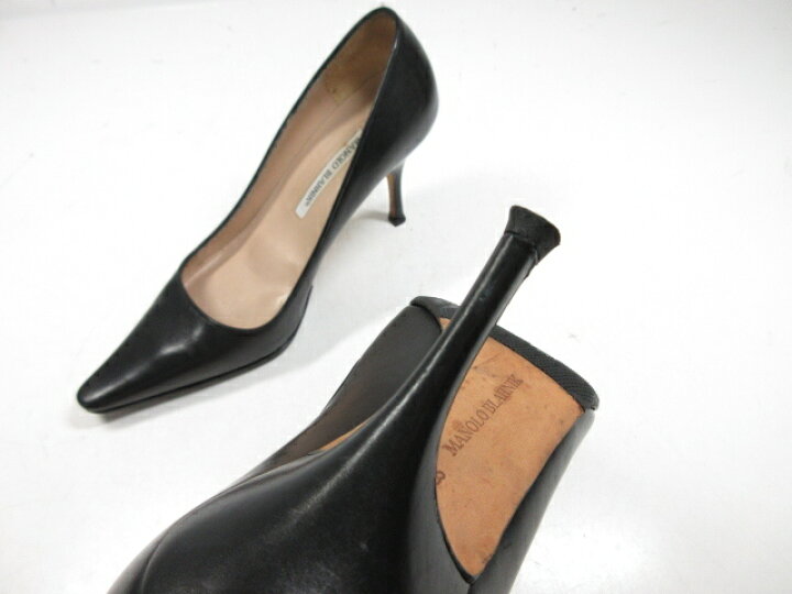 楽天市場】美品 【マノロブラニク MANOLO BLAHNIK】 シンプル ポイン 