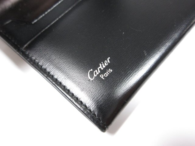 楽天市場】美品 【カルティエ Cartier】 レザー 二つ折り カードケース