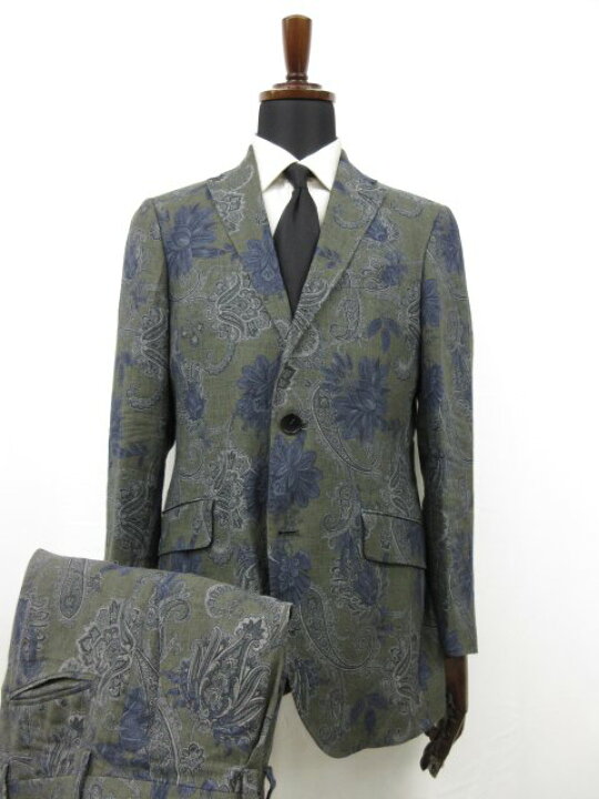 楽天市場】美品 【エトロ ETRO】 SUPERLEGGERA 麻100％ 裏地シルク 2 