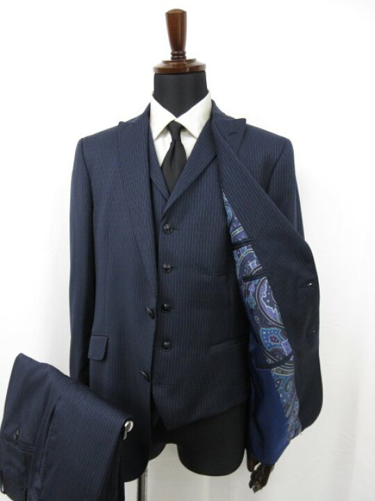 楽天市場】【エトロ ETRO】 裏地ペイズリー×絹素材 ウール素材 2ボタン 