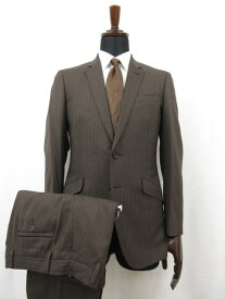 美品 【ポールスミスロンドン Paul Smith LONDON】 ゼニア生地 2ボタン スーツ (メンズ) M ブラウン系 ストライプ柄 MK.223005■27RMS8288【中古】