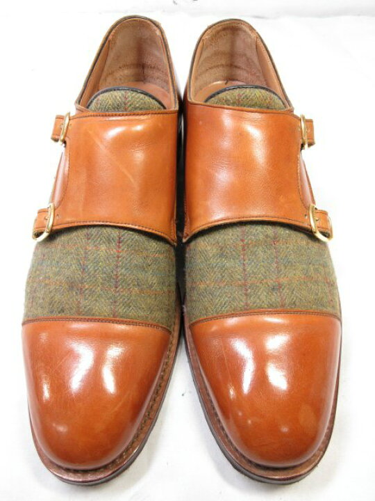 楽天市場】美品 【ヘリングシューズ HERRING SHOES 】 コンビレザー 