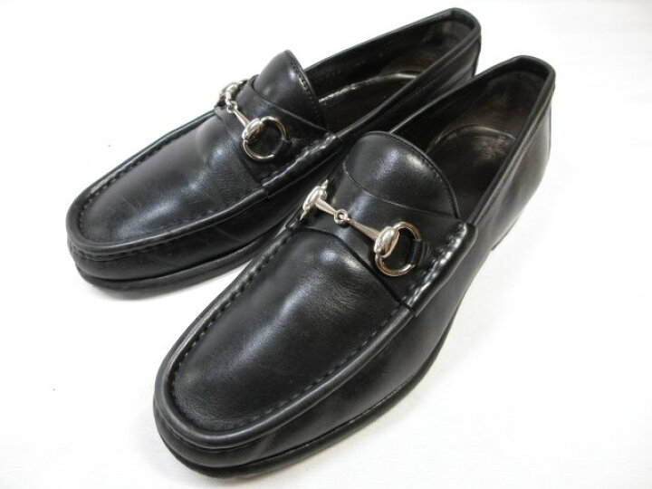 楽天市場】【グッチ GUCCI】 015938 レザー ホースビットローファー 