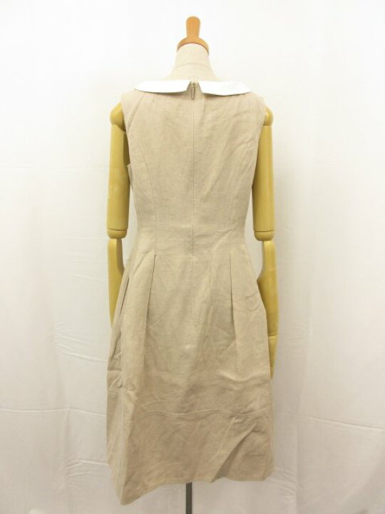 楽天市場】超美品【ルネ Rene】6626640A リネン100％ 白襟付き 2WAY 