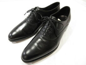 美品 【ジョンロブ JOHNLOBB】 丸の内5周年モデル MARUNOUCHI 2010 プレーントゥ シューズ 紳士靴 (メンズ) 7.5E1105 黒 ●18HT2255●【中古】