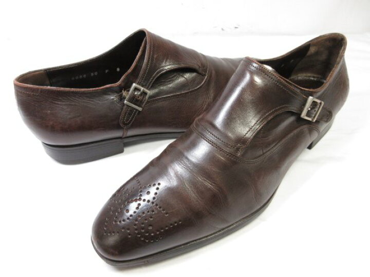 楽天市場】【サントーニ Santoni】 8086 レザー メダリオン サイド 