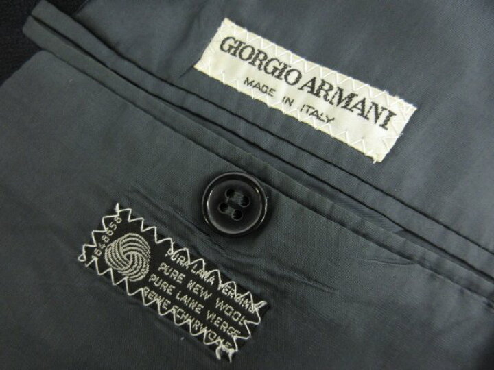 楽天市場】【ジョルジオアルマーニ GIORGIO ARMANI】 ウール 濃紺 