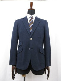 超美品【ポールスミスロンドン Paul Smith LONDON】シングル2ボタン ウールジャケット(メンズ) sizeM ネイビー系 無地 MK.243052■28MJ9047【中古】