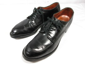 美品 【ALDEN オールデン】 54572 Vチップ カーフ レザー 外羽根 ドレスシューズ 紳士靴 (メンズ) size8D ブラック ■30MZA4931■　【中古】