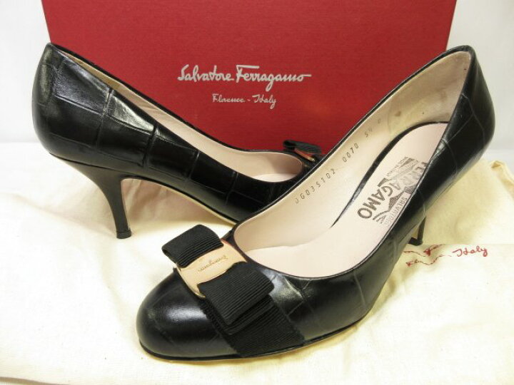 楽天市場】極美品 【サルヴァトーレフェラガモ Salvatore Ferragamo 