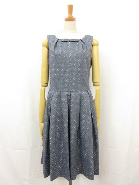 楽天市場】超美品【Rene ルネ】TISSUE 6526560 ドット柄 リボン付き 