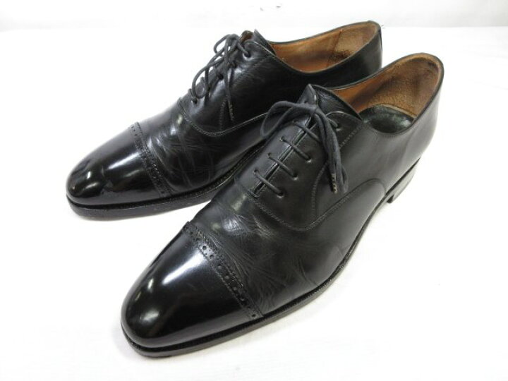 楽天市場】【ヤンコ YANKO】 レザー 内羽根 パンチドキャップトゥ 