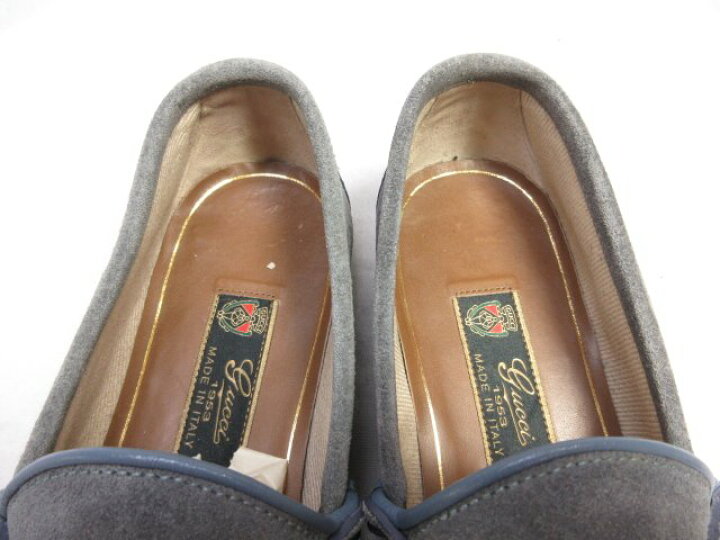 楽天市場】美品 【グッチ GUCCI】 スエードレザー ホースビット 