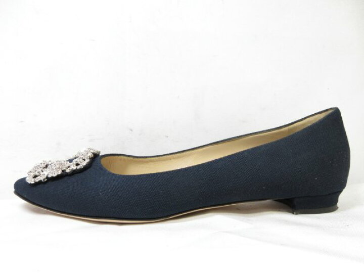 楽天市場】極美品【マノロブラニク MANOLO BLAHNIK】 キャンバス 