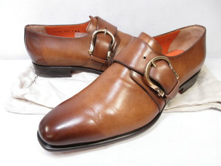 楽天市場】超美品 【サントーニ Santoni】 16286 レザー シングル 