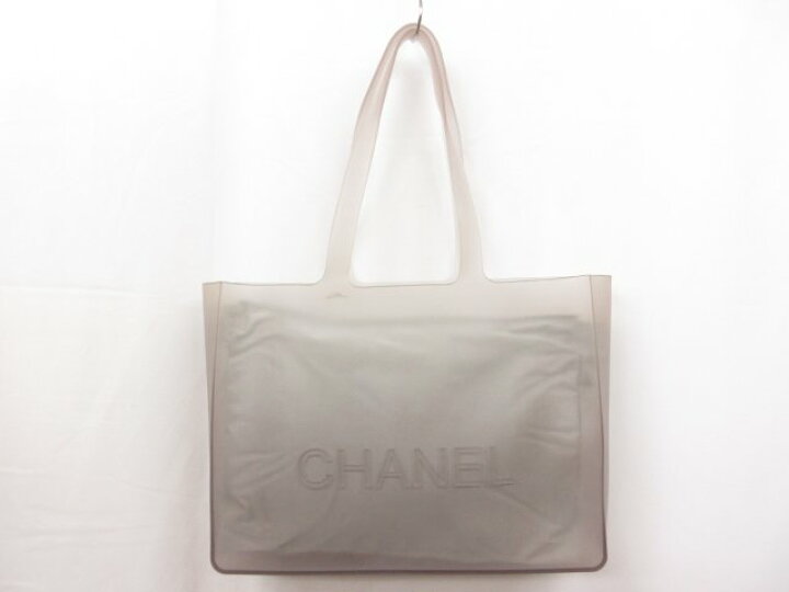 楽天市場】ヴィンテージ【シャネル CHANEL】 5番台 ロゴ ラバートート  