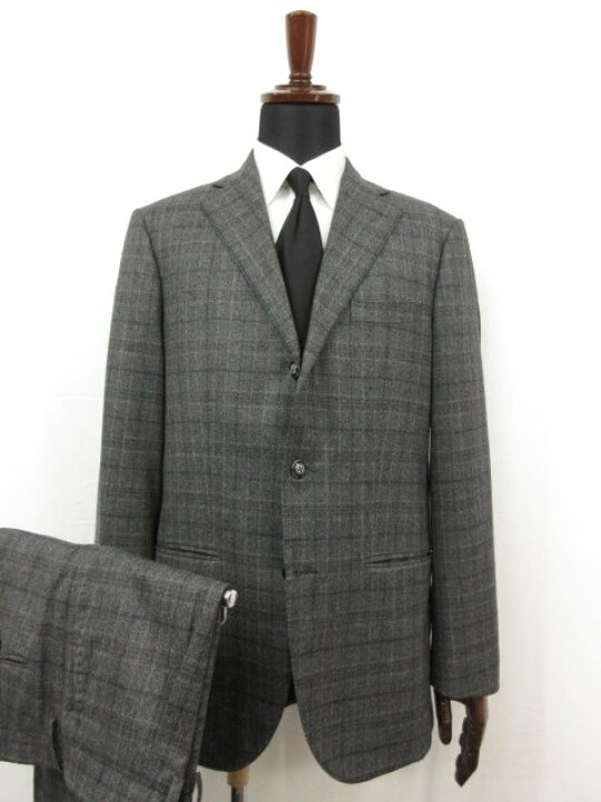 楽天市場】超美品 【バルバ BARBA】 ウール素材 3B スーツ (メンズ) 52 