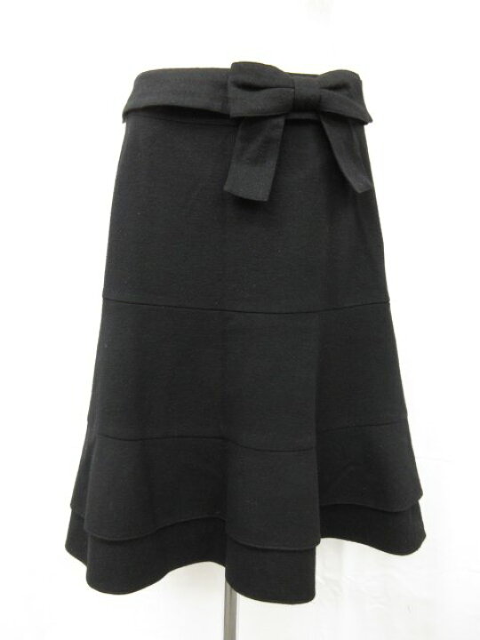 楽天市場】美品【トゥービーシック TO BE CHIC】ラメ糸混 リボン装飾  
