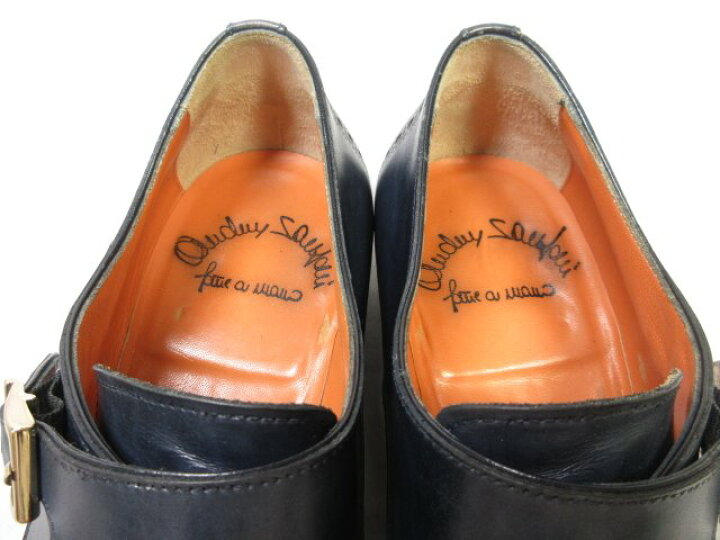 楽天市場】美品 【サントーニ Santoni】 14798 レザー ダブルモンク 