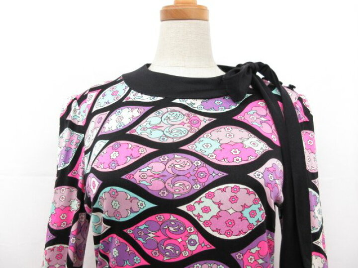 楽天市場】美品【エミリオプッチ EMILIO PUCCI】67RH10 シルク100  