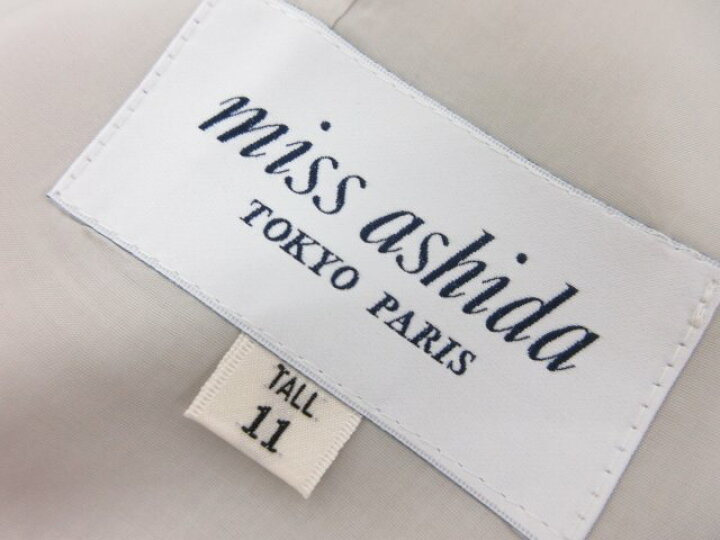 楽天市場】美品【MISS ASHIDA ミスアシダ】ラメ糸混 織柄 サイド 