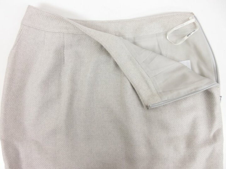 楽天市場】美品【MISS ASHIDA ミスアシダ】ラメ糸混 織柄 サイド 