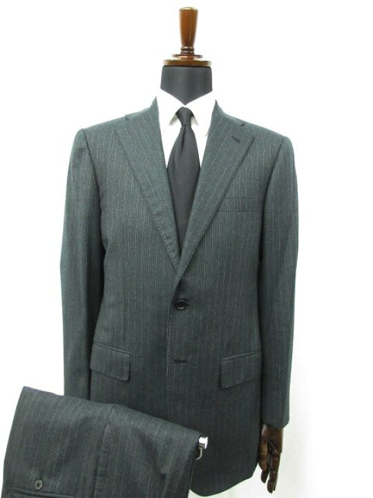 楽天市場】超美品 【Sartorio サルトリオ】 カシミヤ混 2ボタン スーツ 