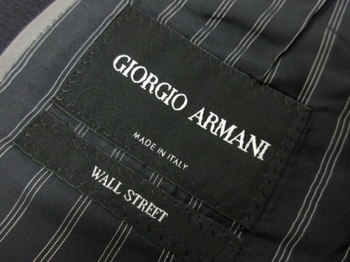楽天市場】超美品 【GIORGIO ARMANI ジョルジオアルマーニ】 最高級黒 