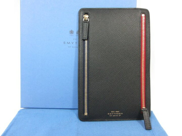 楽天市場】未使用品 【SMYTHSON スマイソン】 レザー マルチケース 