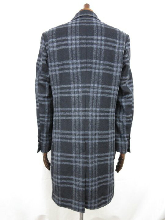楽天市場】極美品【ヒューゴボス HUGO BOSS】チェック柄 肉厚起毛生地 