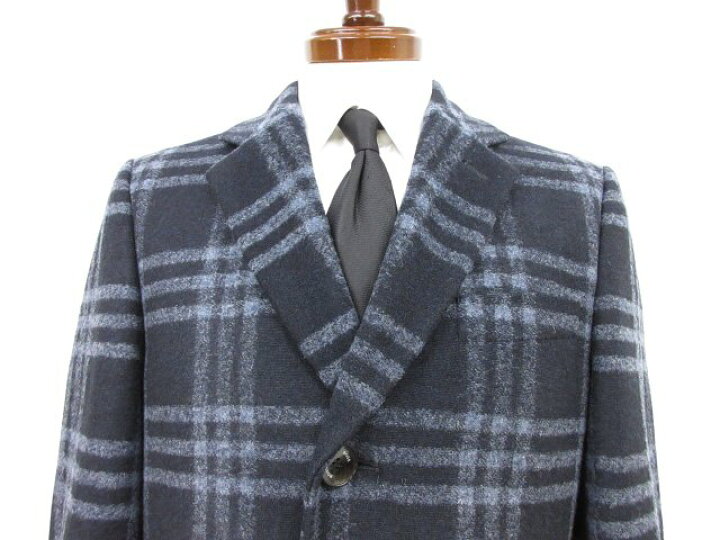 楽天市場】極美品【ヒューゴボス HUGO BOSS】チェック柄 肉厚起毛生地 