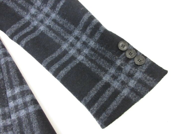 楽天市場】極美品【ヒューゴボス HUGO BOSS】チェック柄 肉厚起毛生地 