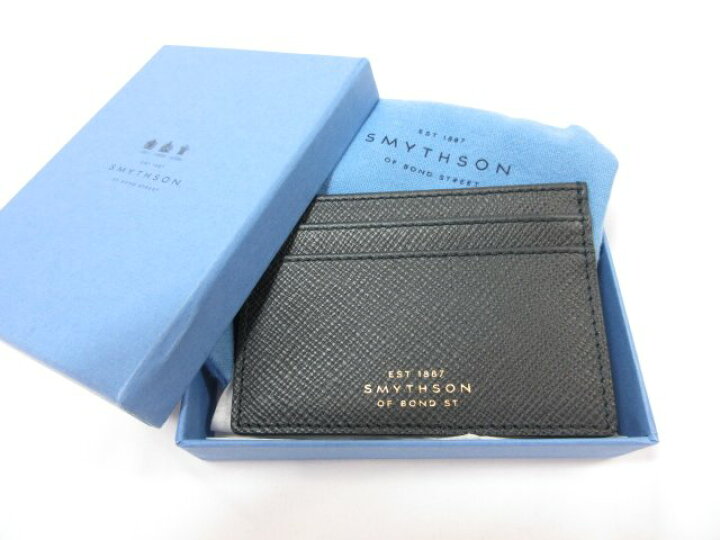 楽天市場】未使用品 【SMYTHSON スマイソン】 レザー パスケース 