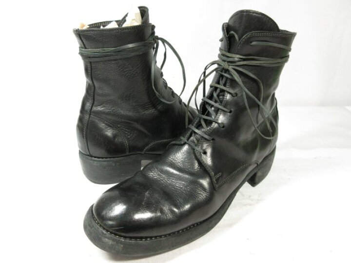 楽天市場】美品 【グイディ GUIDI】 レザー ビブラムソール ショート 