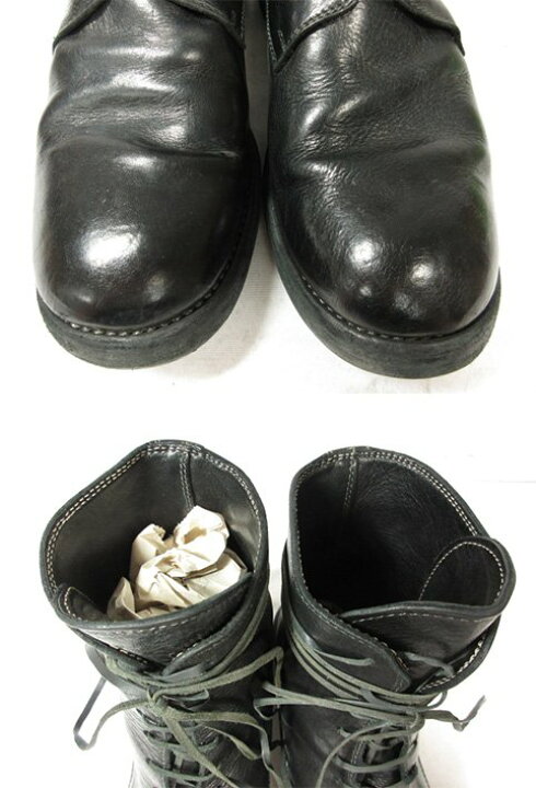楽天市場】美品 【グイディ GUIDI】 レザー ビブラムソール ショート 