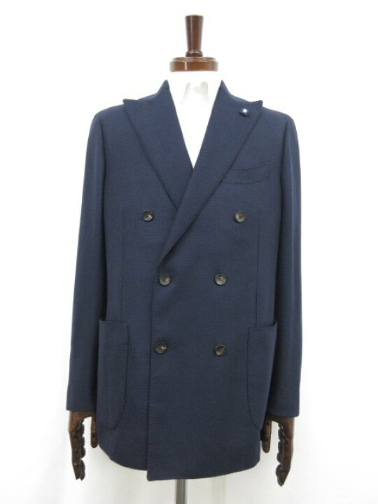楽天市場】超美品【ラルディーニ LARDINI】JN655AQ ダブル6ボタン 