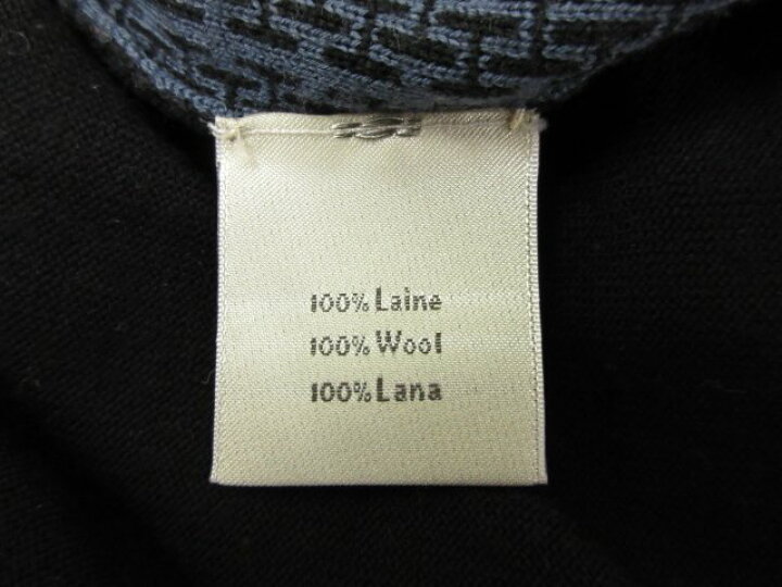 楽天市場】超美品【エルメス HERMES】ウール100％ H柄 Vネックニット 