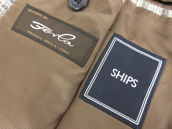 楽天市場】美品【シップス SHIPS】117-00-0163-60225 麻×絹混 FERLA 