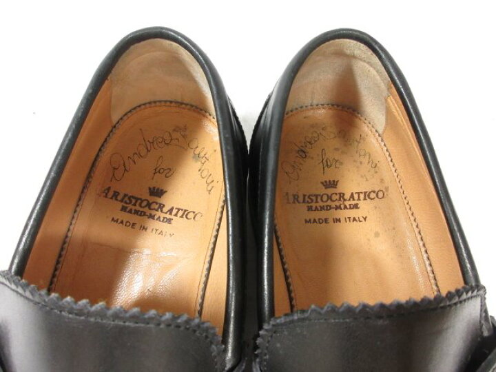 楽天市場】美品 【サントーニ Santoni】 アリストクラティコ別注 U 