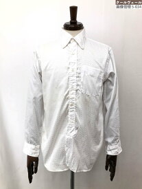 【ENGINEERED GARMENTS エンジニアドガーメンツ】コットン100％ 長袖シャツ (メンズ) sizeXS ホワイト ◯35MK5103◯　【中古】