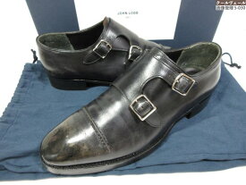超美品 【ジョンロブ JOHN LOBB】2021年イヤーモデル ウィリアム75 ダブルモンクストラップシューズ 靴 (メンズ) size7E9795 黒 ◇3MZA7668　【中古】