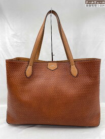 未使用 【ファーロ FARO】 FABIO OKINAWA 型押しレザー トートバッグ FRI0030KI-023 (メンズ) ライトブラウン ◇5HT2990◇　【中古】