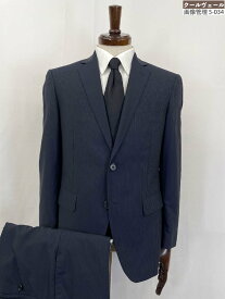 超美品【スーツカンパニー THE SUIT COMPANY】TA4705 シングル2ボタン ストライプ柄 スーツ (メンズ) size165cm-4DROP 紺系 ◇35RMS2914◇　【中古】