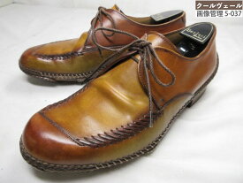 美品 【ベルルッティ Berluti】 インディオ INDIO マダムオルガ期 パティーヌ レザー シューズ 靴 (メンズ) size8 ブラウン ◇37MZA8688◇　【中古】