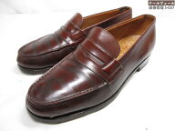 【JMウエストン J.M.WESTON】 コインローファー Uチップ スリッポン レザーシューズ 紳士靴(メンズ)size6…
