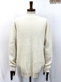 超美品【CANALI カナーリ】 ウール100％ リブ編み ローゲージ長袖ニット (メンズ) size52 編み柄 R263219 イタリア製 ★33MN6675★　【中古】
