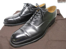 超美品 【チャーチ Church’s】 Consul コンサル 5都市 キャップトゥ レザー シューズ 紳士靴 (メンズ) size75F ブラック ★37MZA9395★　【中古】